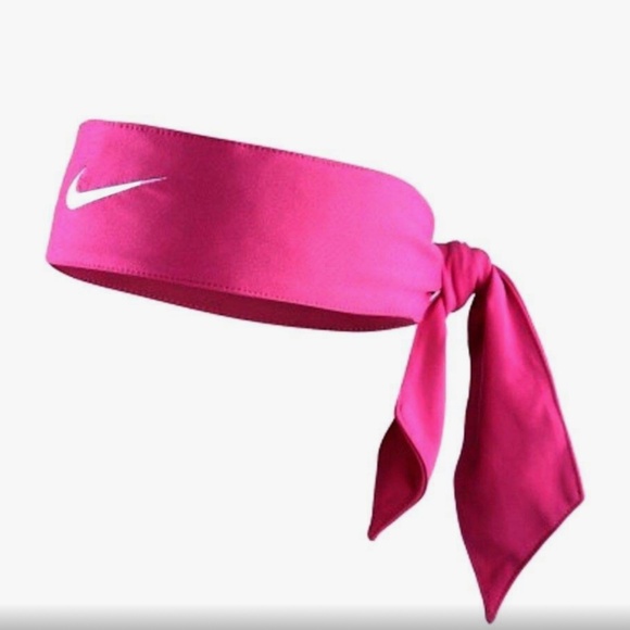 Nike Dry-Fit Head Tie Pink - Picture 2 of 5